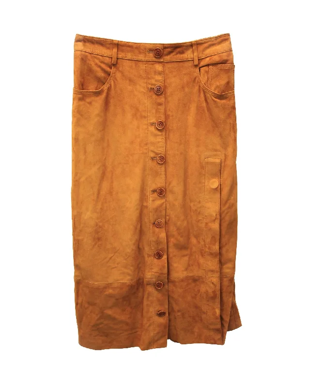 Leisure And Entertainment Plaid mini skirt Altuzarra Brown Westwind Skirt