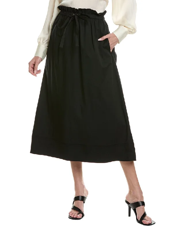 British casual Casual pleated midi skirt ba&sh A-Line Skirt