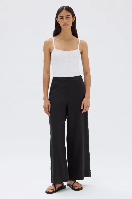 Ultra-lightweight Zippered women’s pants Blythe Linen Pant