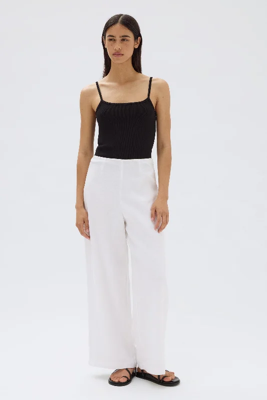Advanced Customization Trendy paperbag pants Blythe Linen Pant