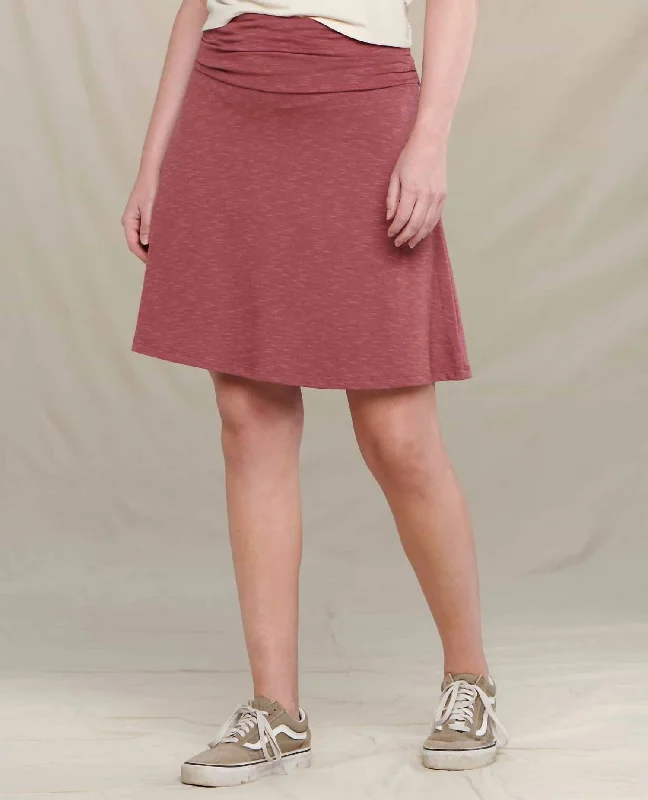 Innovative Design Houndstooth skirt Chaka Skirt In Wild Ginger