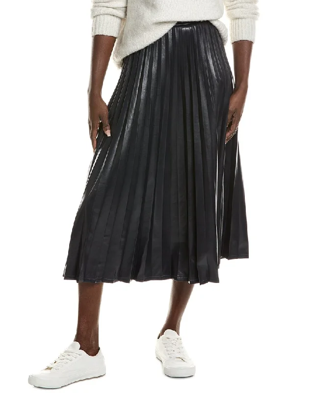 Boutique display Lightweight maxi skirt Cinq à Sept Vegan Leather Maree Skirt