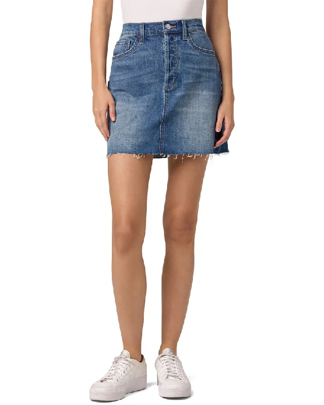 Knitted Design Cotton wrap skirt JOE'S Jeans Jaden Mini Skirt