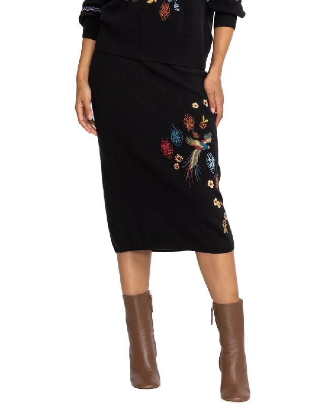 Sports Tights Cropped wrap skirt Johnny Was Isabella Wool & Cashmere-Blend Sweater Skirt