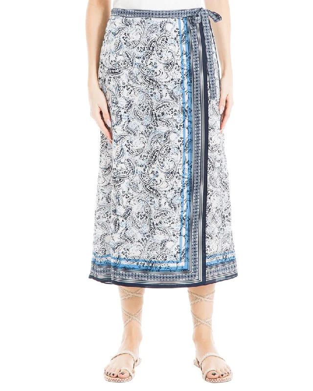 Street Show-off Style Velvet wrap skirt Max Studio Skirt