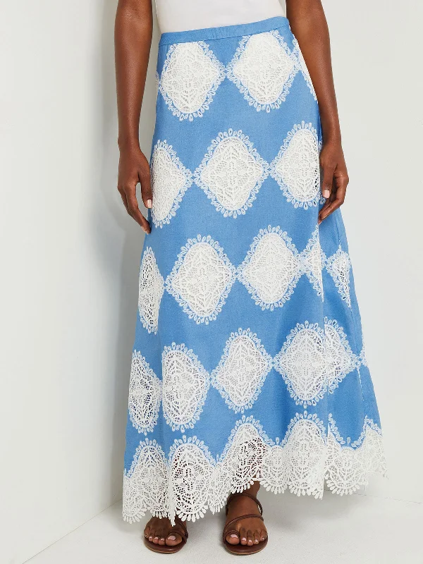 Warm and substantial Sequin wrap skirt Maxi A-Line Skirt