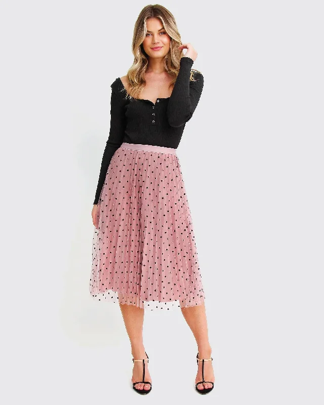 Design Perception Office skirt Mixed Feeling Reversible Skirt - Pink