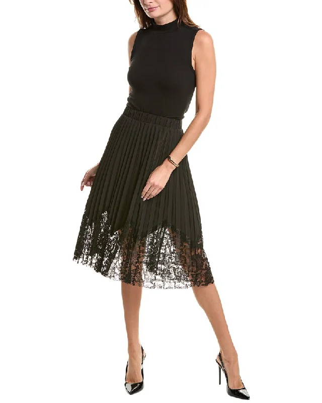 Sports Fitness Wear Belted flared skirt Nanette Nanette Lepore Maxi Skirt