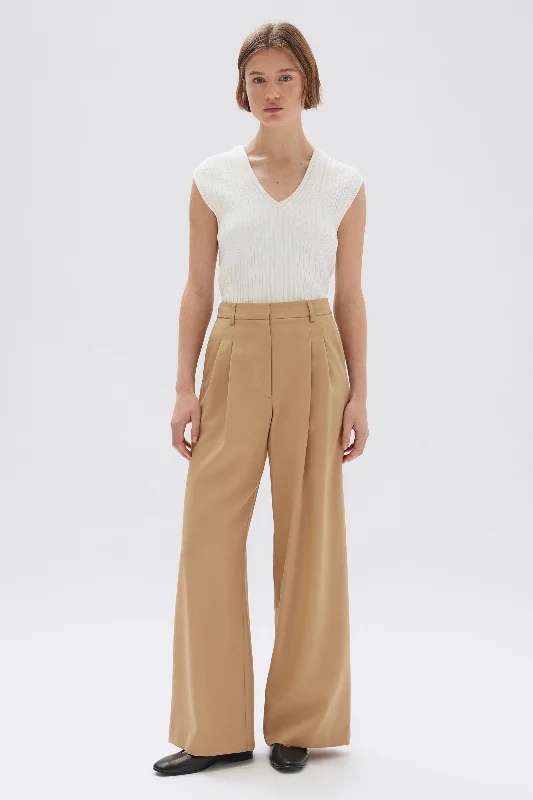 Street Vertical And Horizontal Design Box pleat skirt Roberta Pant