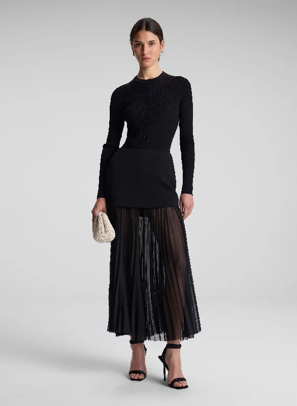 Sports Express Fringe wrap skirt Willa Pleated Maxi Skirt
