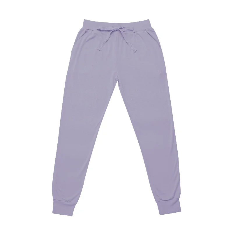 Classic style Vintage style pants Women's Bamboo Jersey Jogger Pant in Taro