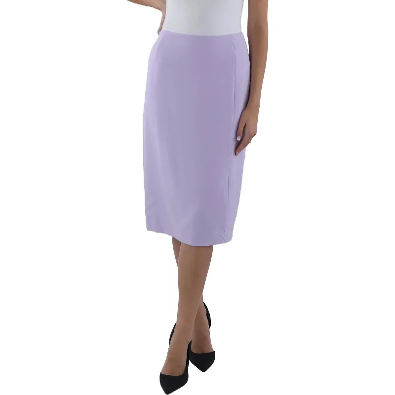 Sports Comfort Style Embellished skirt Womens Crepe Solid Pencil Skirt