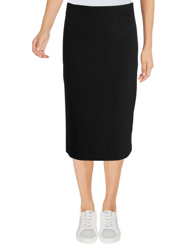 Street Graffiti Design Floral wrap skirt Womens Knee-Length Lined Pencil Skirt