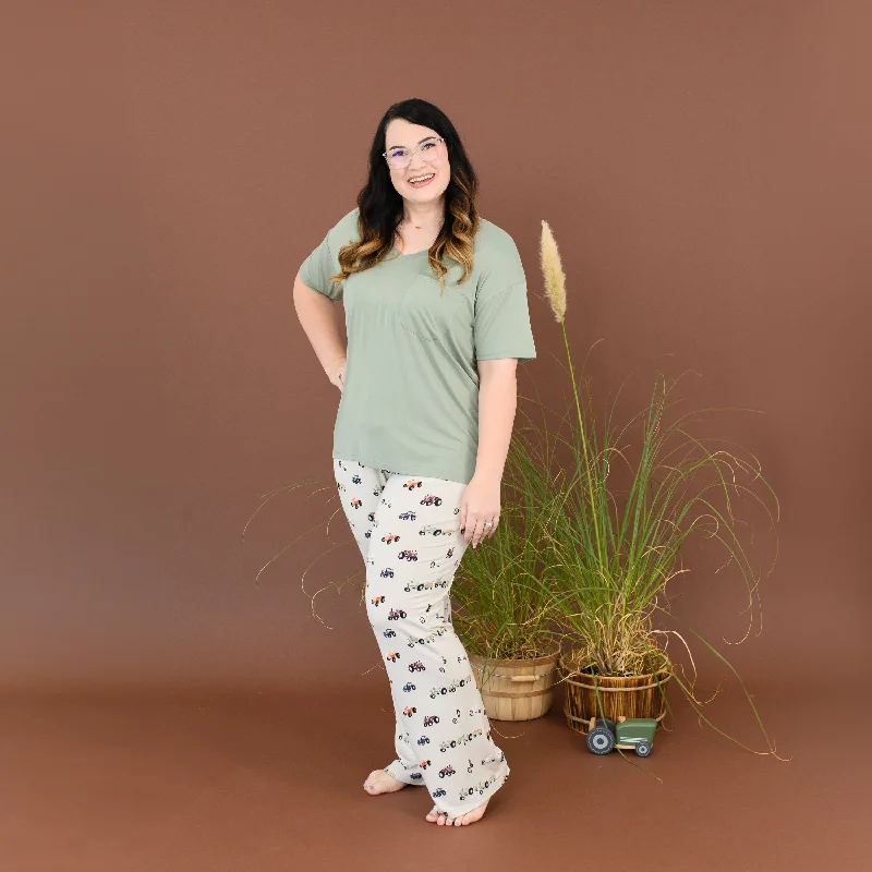 Extra long version Comfy lounge pants Women's Lounge Pants in Tractor