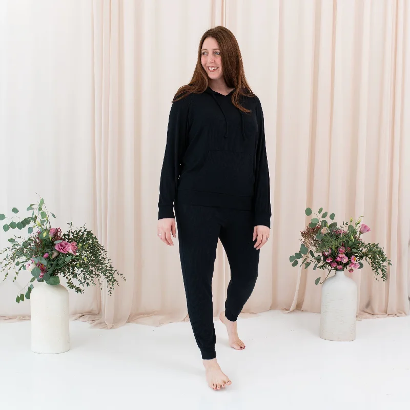 Sports Functional Style Cropped pleated skirt Women's Ribbed Jogger Pant in Midnight Sports Functional Style Cropped pleated skirt Women's Ribbed Jogger Pant in Midnight