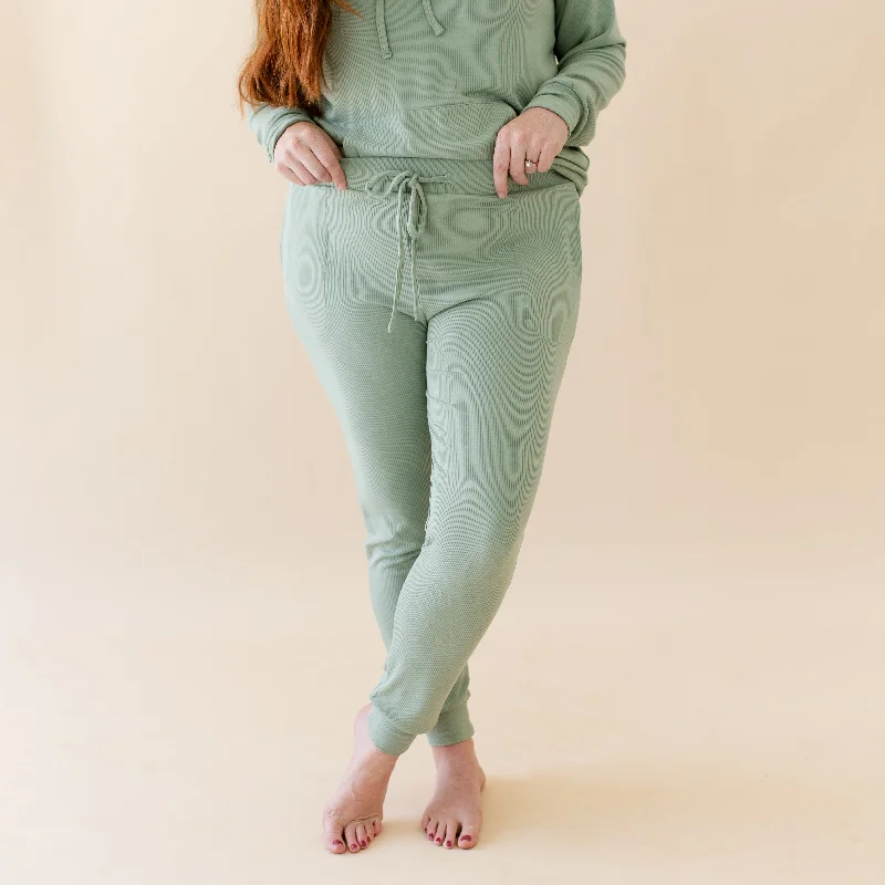 Energetic Ripped women’s pants Women's Ribbed Jogger Pant in Thyme