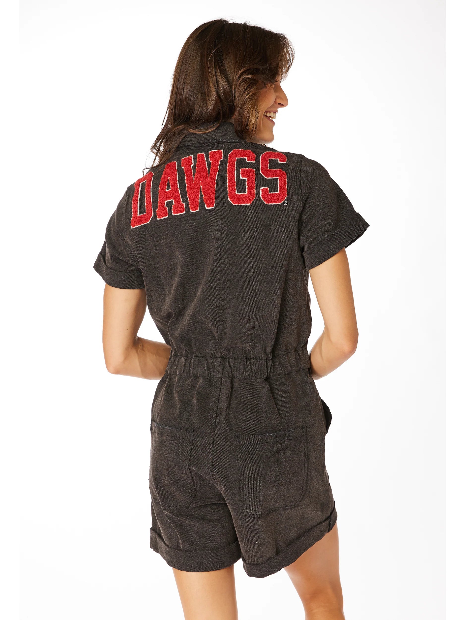 Windbreaker fashion Body-hugging bodysuit The Dawgs Denim Romper