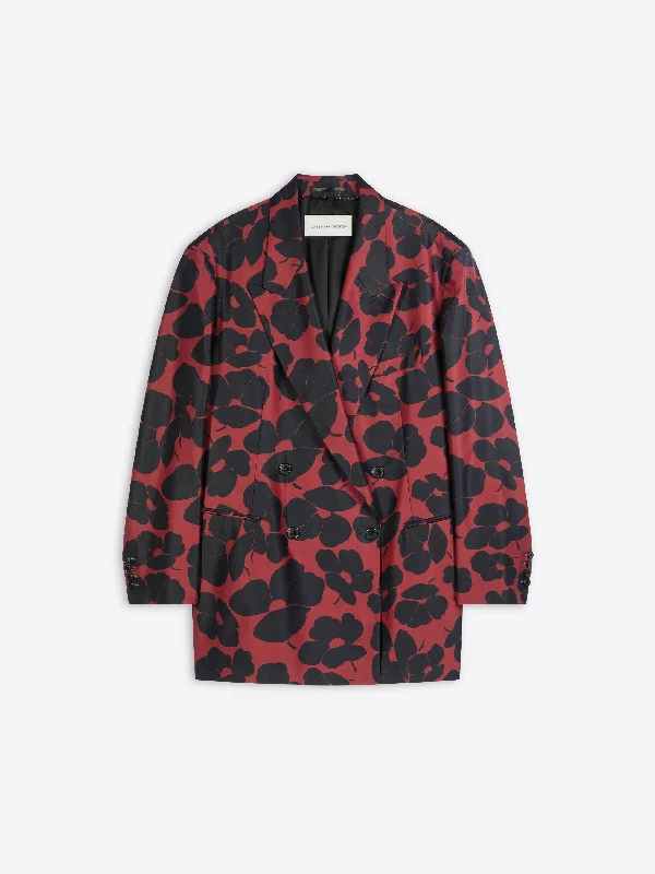 Windbreaker fashion Button-up blazer Oversized blazer