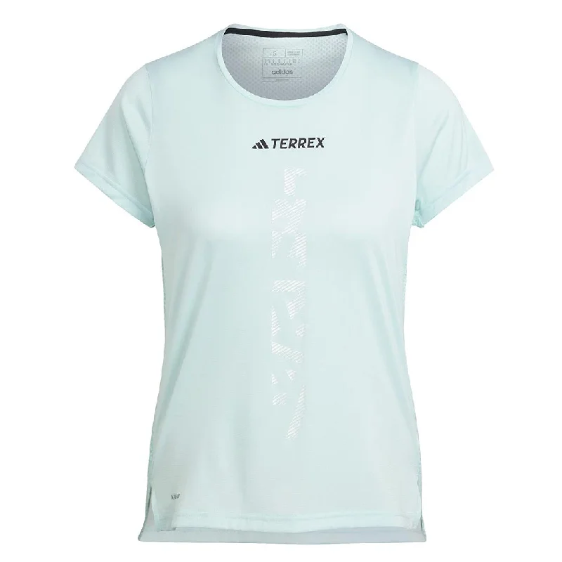 Single item design Stretch workout pants adidas - Women's Terrex Agravic Trail Running T-Shirt (HZ6260)