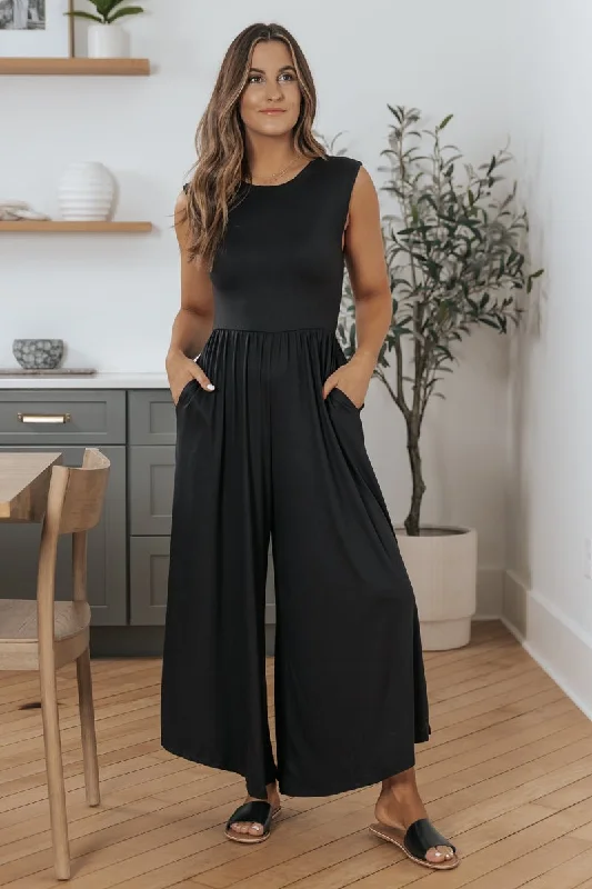 Fresh And Simple Long-sleeve mesh bodysuit Black Open Back Wide Leg Jumpsuit - FINAL SALE Fresh And Simple Long-sleeve mesh bodysuit Black Open Back Wide Leg Jumpsuit - FINAL SALE