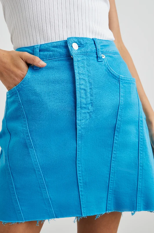 Boutique display BRENTWOOD SKIRT - AQUARIUS RAW HEM