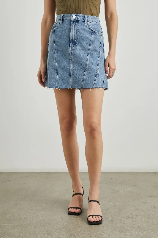 Trendy and versatile BRENTWOOD SKIRT - BLUE HAZE