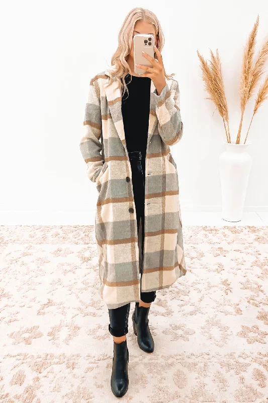 Sports Express Distressed leather jacket Catie Coat Grey