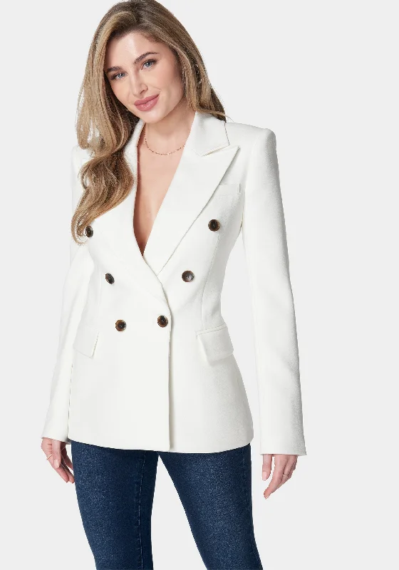 Trendy and versatile Heavy-duty trench Double Breast Tailored Shoulder Jacket