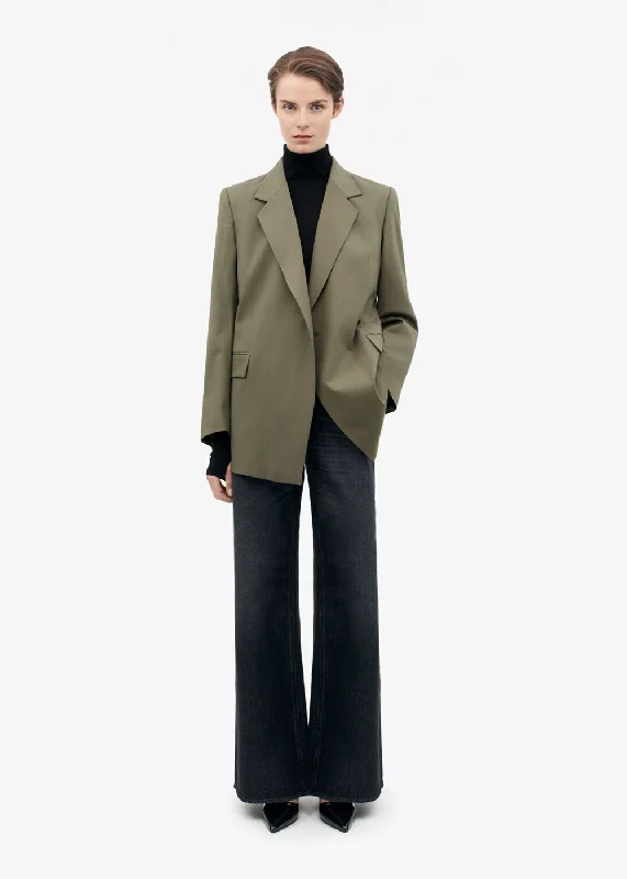 Skirt style Houndstooth blazer Eliwiraa Blazer