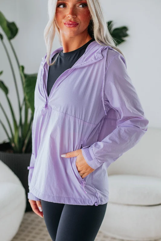 Sweet Girl Heavy-duty trench Gracelyn Lightweight Jacket - Lavender
