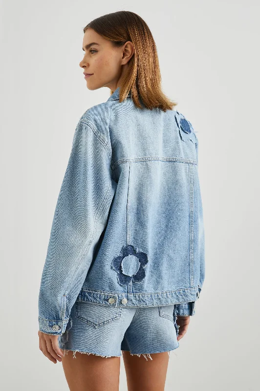 Street Sports Shoes GROVE BOYFRIEND TRUCKER JACKET - INDIGO BLOOM