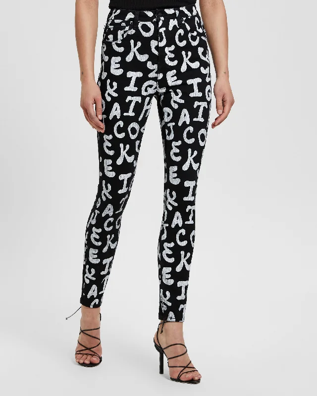 Boutique style HI N WASTED ALPHABET STREET