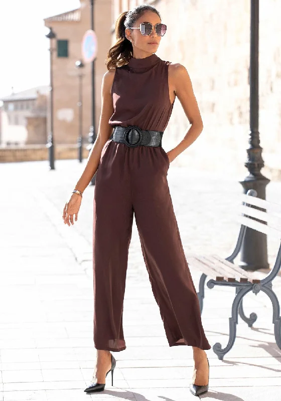 Nightclub Style Stretch-fit bodysuit LASCANA Women's Sleeveless Jumpsuit