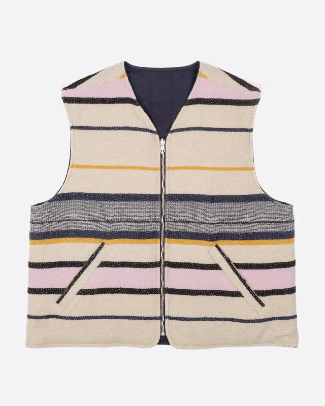 Moisture wicking Belted coat Duck Vest Double Wool Multi