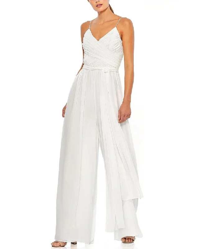 Sports High Waist Style Bodysuit top Mac Duggal Jumpsuit