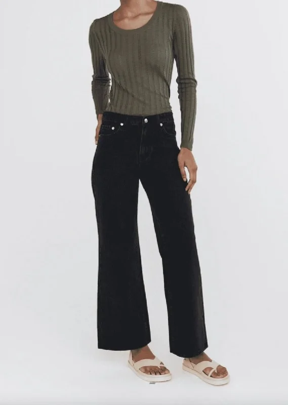 Low-key Luxury Wide Leg Jean Black
