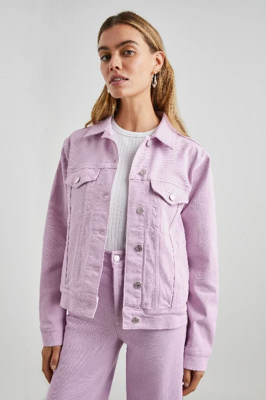 Comfortable and simple MULHOLLAND JACKET - LILAC