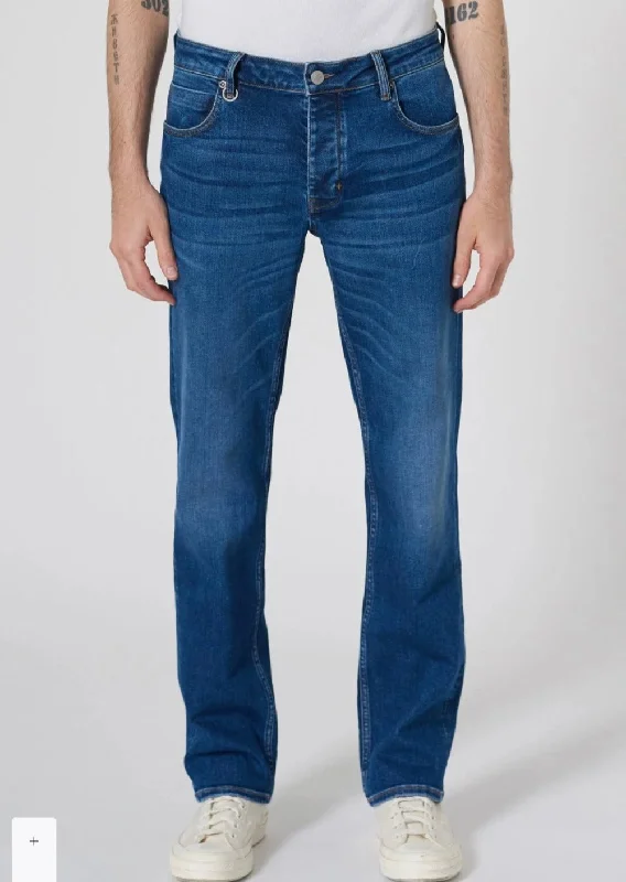 Urban Fashion Lou Straight Shiver Organic Mid Blue