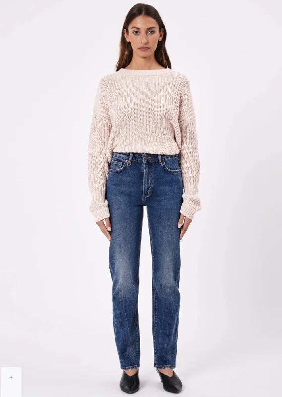 Casual And Versatile Mica Straight Berlin Mid Vintage Indigo