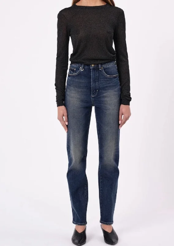 Cool Summer Straight Gold Mine Dark Vintage Indigo