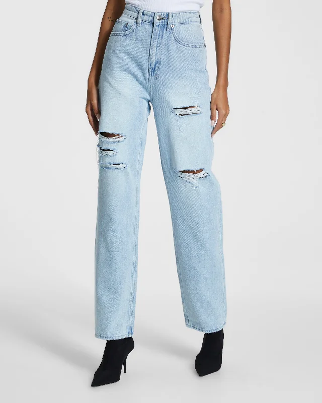 High-waisted pants style PLAYBACK SENSE SLICED