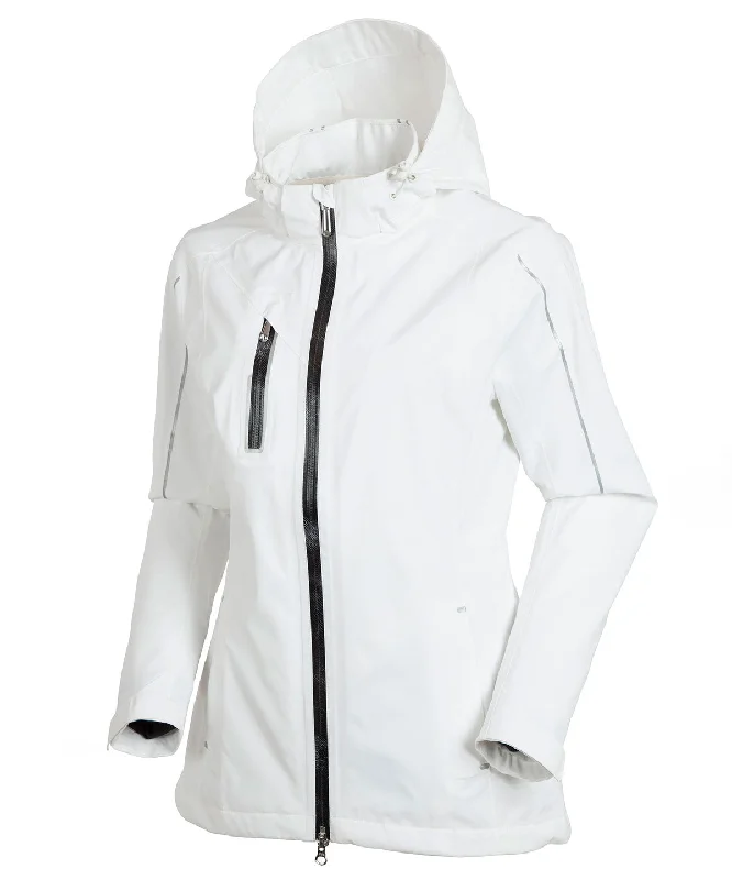 Trendy Traveler Contemporary coat Women's Elizabeth Zephal Max Waterproof Rain Jacket