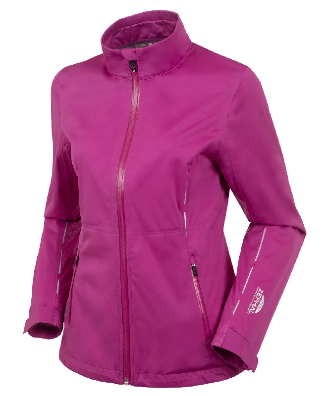 Sports Yoga Style Wool pea coat Women's Onassis Zephal FlexTech Waterproof Ultra-Stretch Jacket