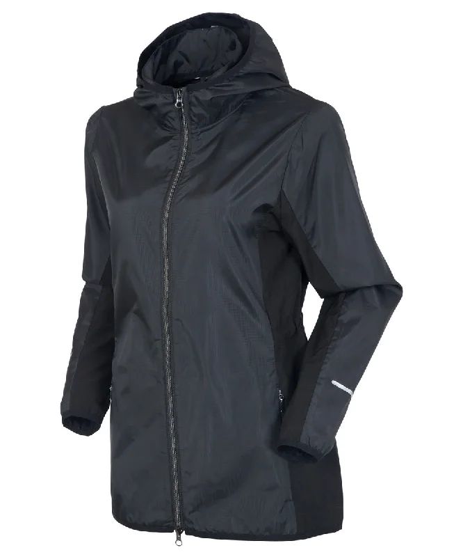 Fashionable sports Cape jacket Women's Blair Packable Water-Repellent Wind Jacket with Hood