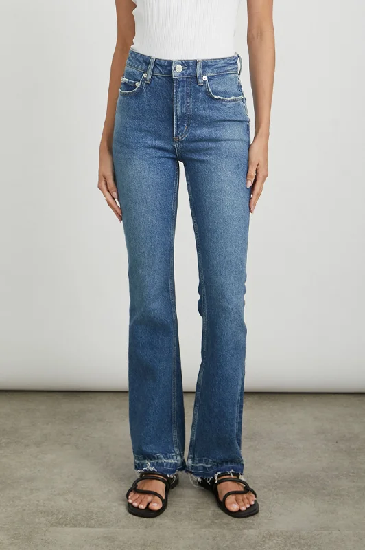Sweet Girl SUNSET SLIM FLARE - MAZARINE LET DOWN HEM