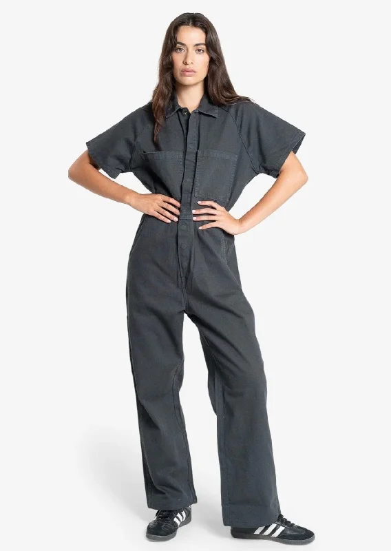 Advanced Customization Carpenter Short Sleeve Coverall Charcoal