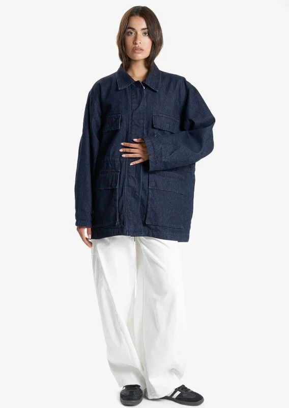 Leisure Travel Meg Jacket Raw Indigo