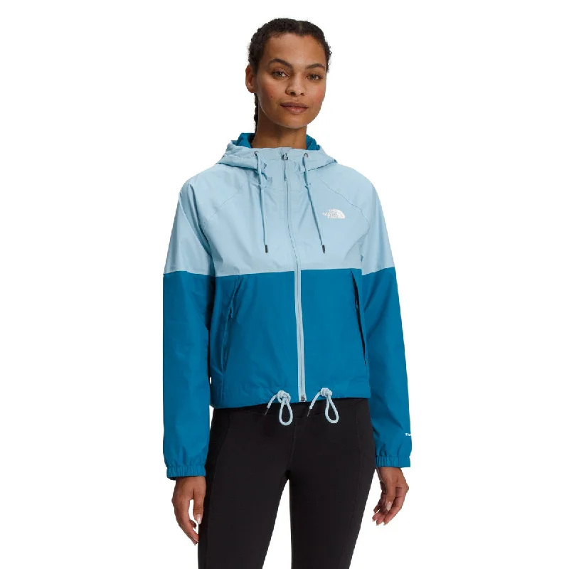 Street Style Wrap-around coat Women's Antora Rain Hoodie