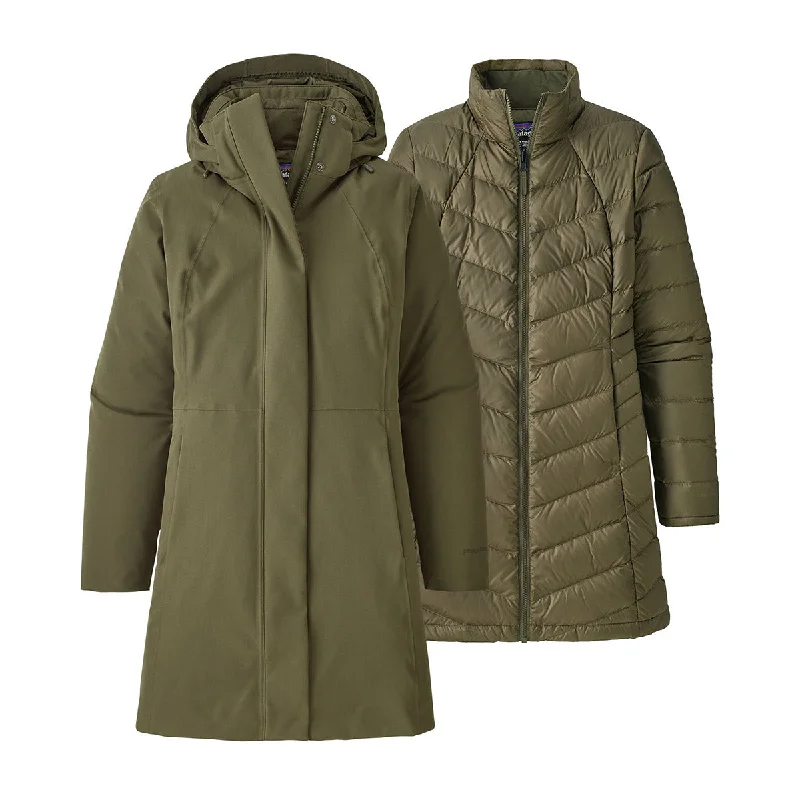 Romantic And Sweet Sleeveless coat Women's Tres 3-in-1 Parka