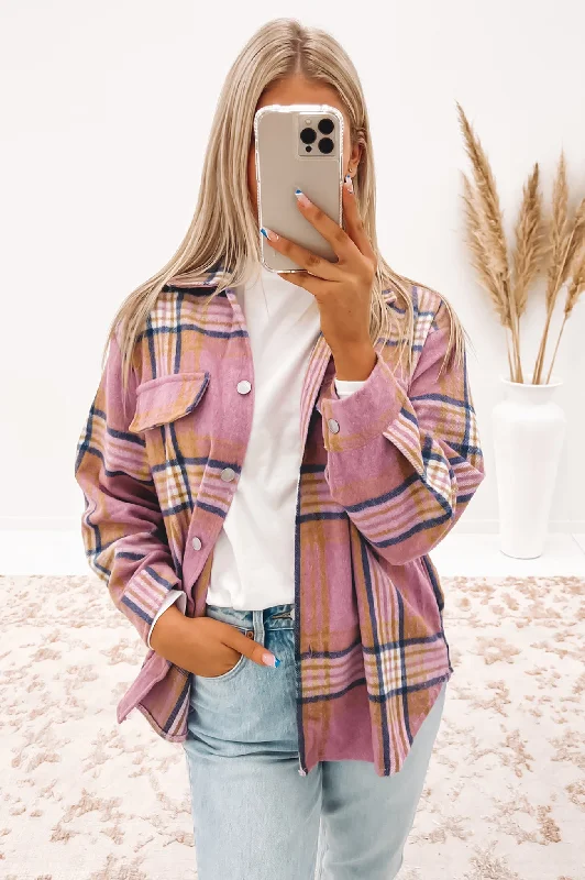 Design sense Anorak jacket Will Shacket Pink